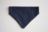 Tweed Bandana Herringbone Navy