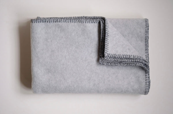 Dog Blanket Soft Fleece Light Grey