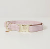 Dog Collar Velvet Light Rose