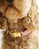 Dog Collar Wool Raspberry