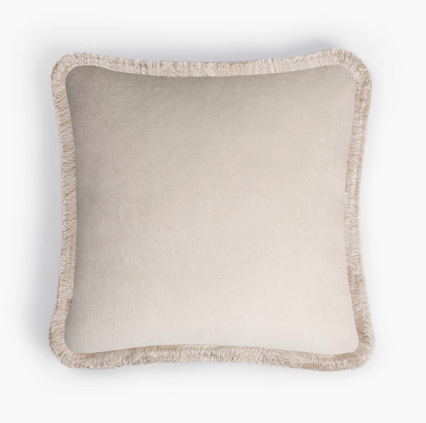 Happy Pillow Off White