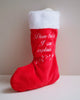 Plush Good Dog Stocking