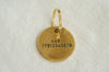 Round Brass Dog Tag - Regular