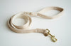 Dog Leash Wool Beige