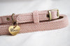 Tweed Dog Collar Rose