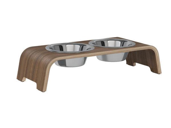 dogBar® Walnut with Stainless Steel