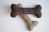 Tweed Bone Dog Toy Brown