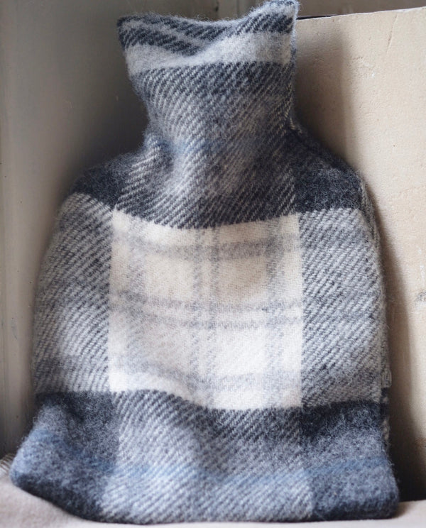 Pure Wool Hot Water Bottle Cottage
