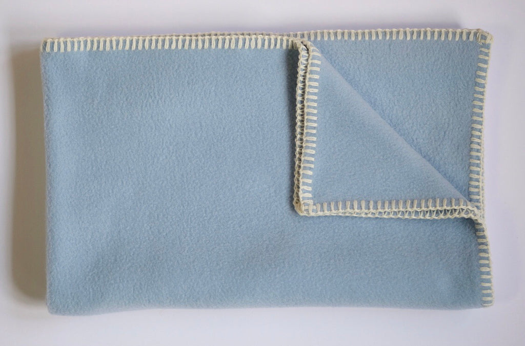 Dog Blanket Soft Fleece Light Blue